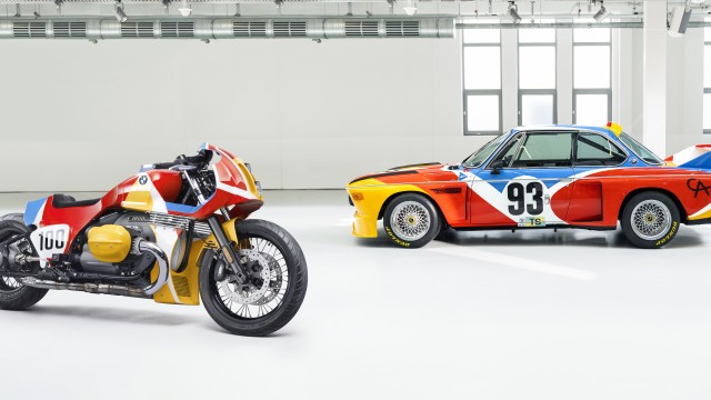 BMW 1.8 CSL Art Bike BMW Art car