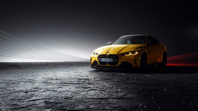 BMW M4 Competition Dark background