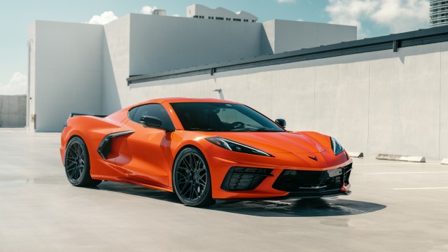 Chevrolet Corvette C8 Orange cars