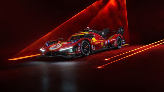 Ferrari 499P Red aesthetic