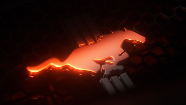 Ford Mustang 3D logo