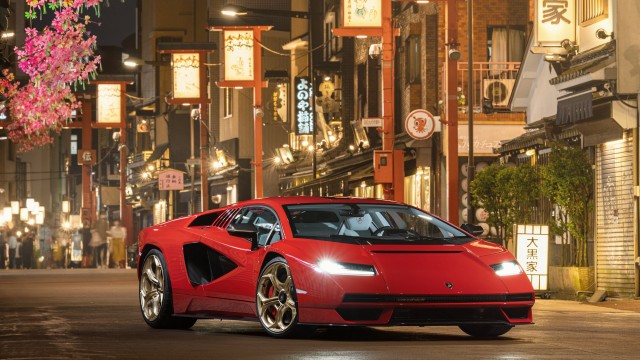 Lamborghini Countach LPI 800-4 Red cars