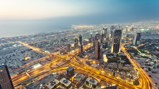 Dubai City Aerial view