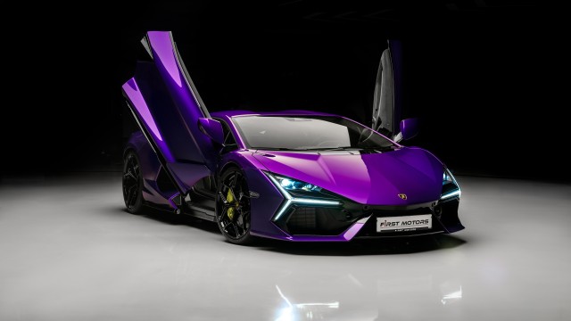 Lamborghini Revuelto Purple aesthetic