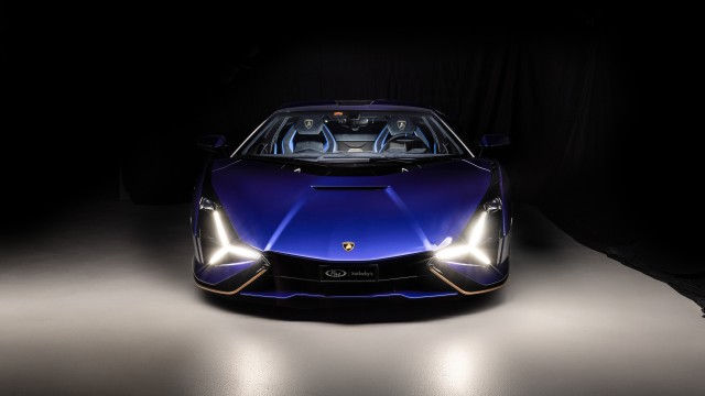 Lamborghini Sián FKP 37 Blue car