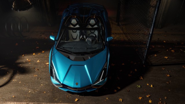 Lamborghini Sián Roadster Hybrid sports car