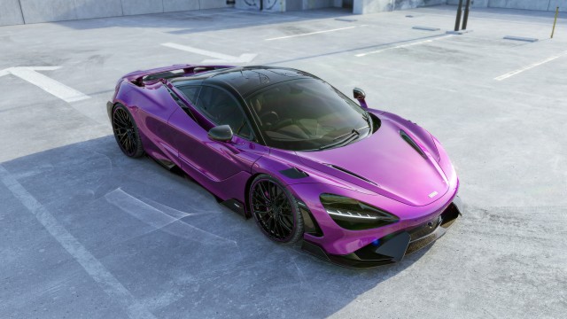 McLaren 765LT Purple aesthetic