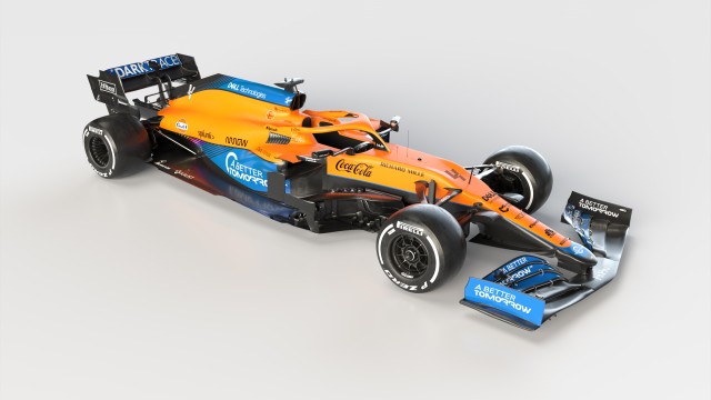 McLaren MCL35M Formula One cars