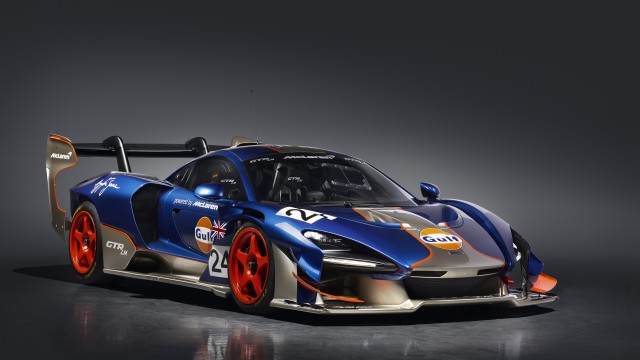 McLaren Senna GTR LM Gulf car