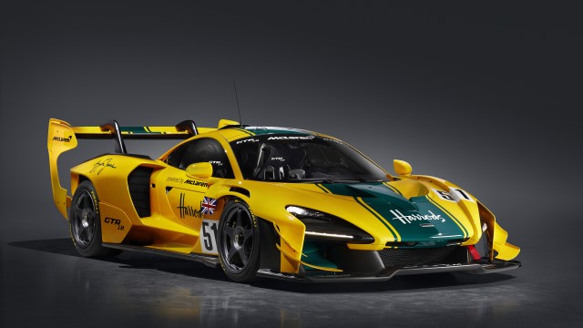 McLaren Senna GTR LM Harrods car