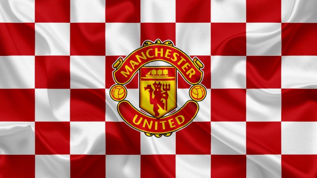 Manchester United Logo Flag