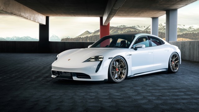 Porsche Taycan White cars