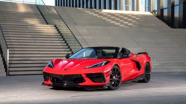 Red Chevrolet Corvette Stingray Convertible