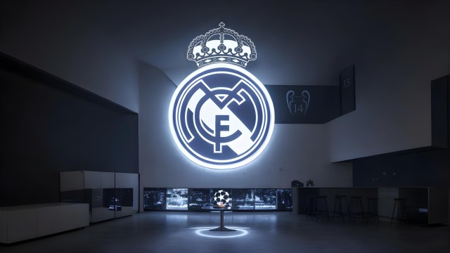 Real Madrid CF Glowing Logo