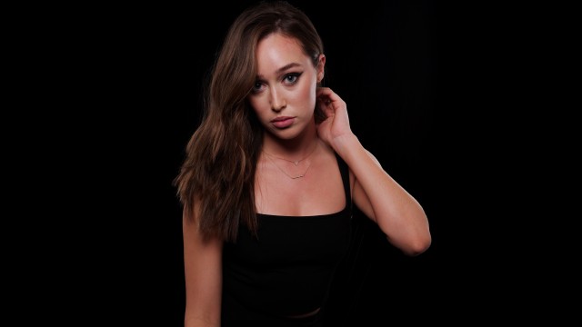 Alycia Debnam-Carey Black background