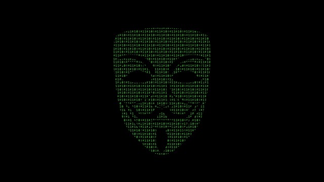 Anonymous Hacker Binary