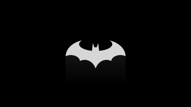 Batman sign Black background