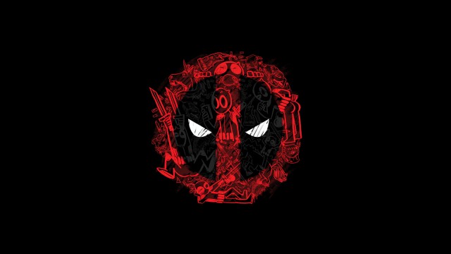 Deadpool Black background
