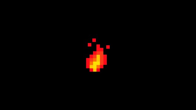 Fire Pixel art