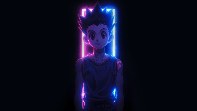 Gon Freecss Neon art