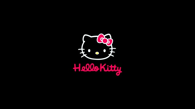 Hello Kitty Black background