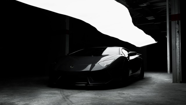 Lamborghini Aventador Black cars