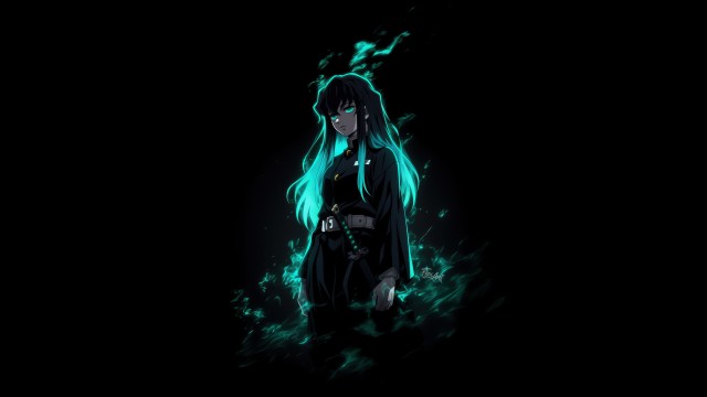 Muichiro Tokito Neon glow