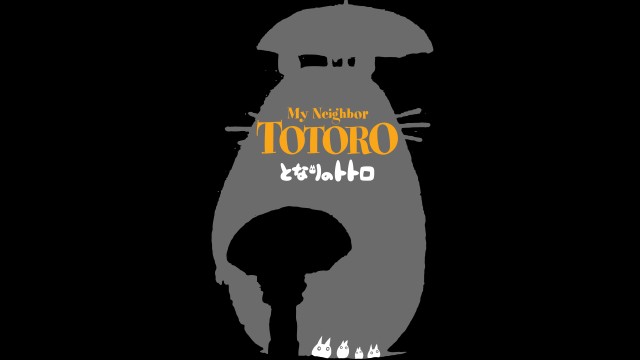 My Neighbor Totoro Black background