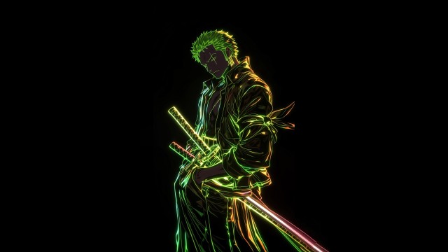 Roronoa Zoro Neon art