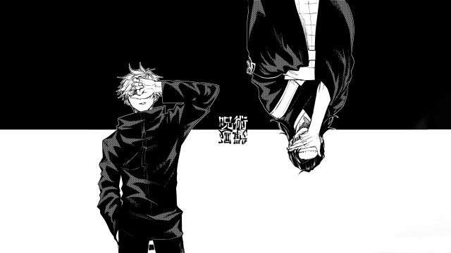 Satoru Gojo & Suguru Geto Black and White