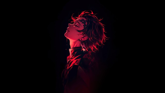 Tanjiro Kamado Red aesthetic