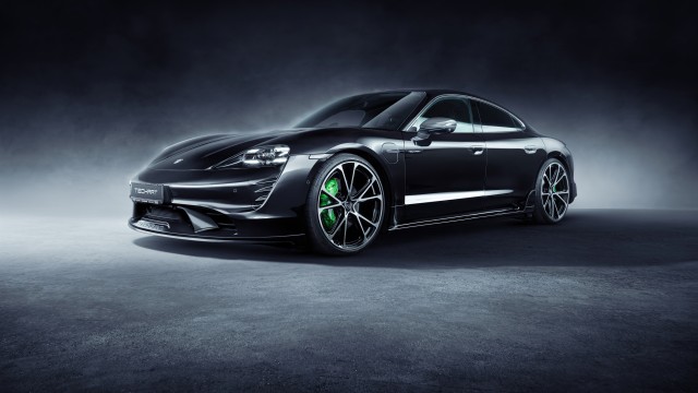 TechArt Porsche Taycan Aerokit Black cars
