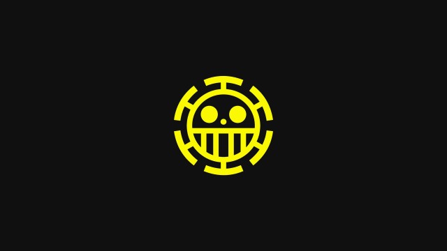 Trafalgar Law Logo Dark background