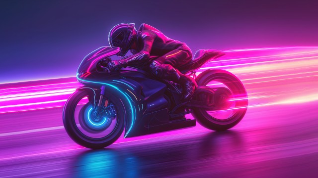 Biker Neon background