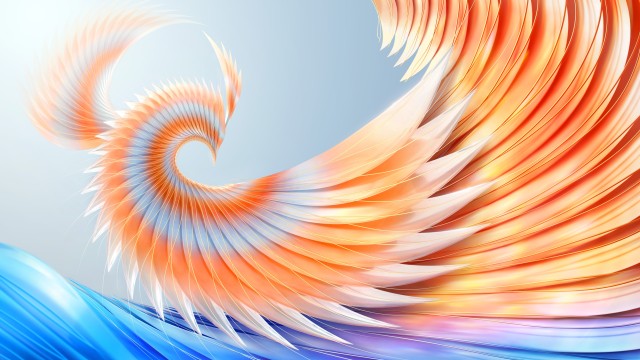 3D background Colorful abstract
