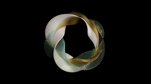 3D model Black background