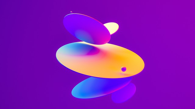 3D Render Purple background
