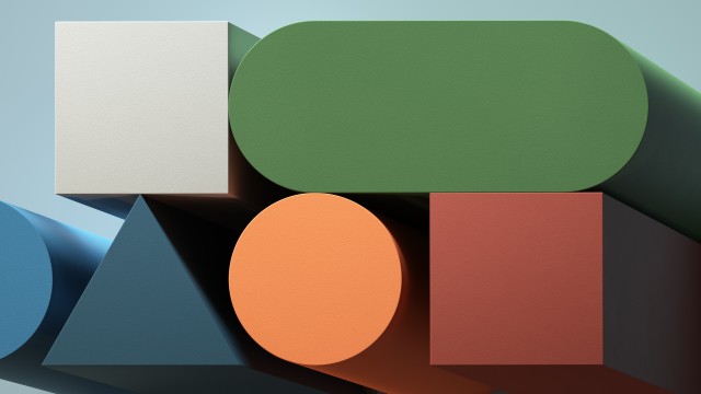 3D Shapes Illustration