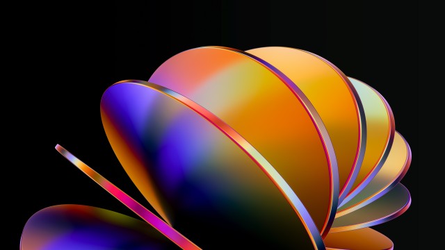 Abstract art 3D render