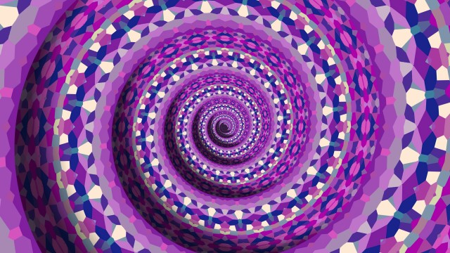 Abstract background Spiral Mandala