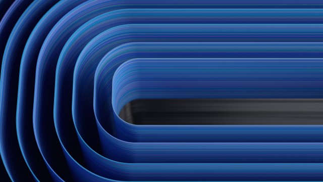 Blue aesthetic 3D background