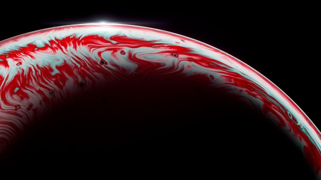 Bubble Black background