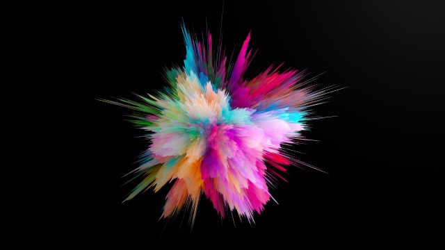 Color burst CGI