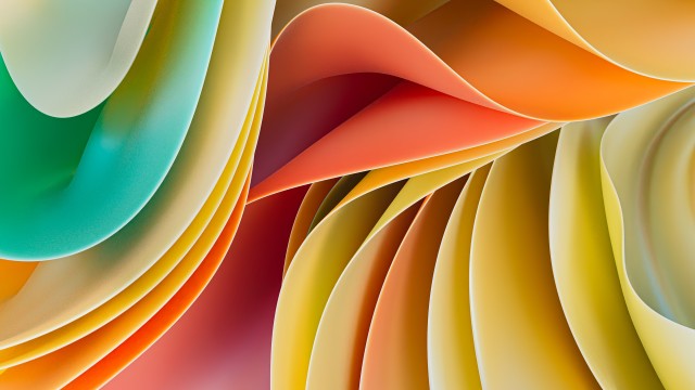 Colorful abstract 3D Render
