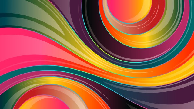 Colorful background Waves