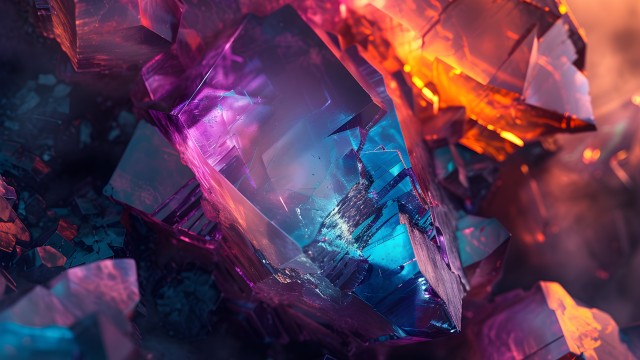 Crystal Abstract background