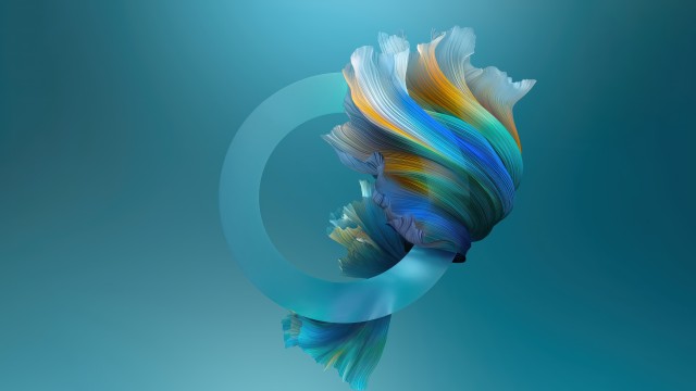 Cyan blue abstract Teal