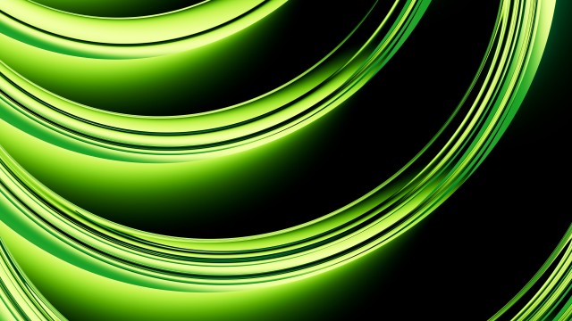 Green abstract Curves
