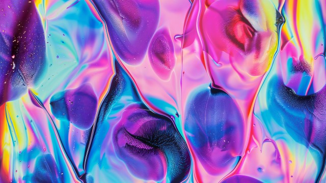 Holographic Liquid art