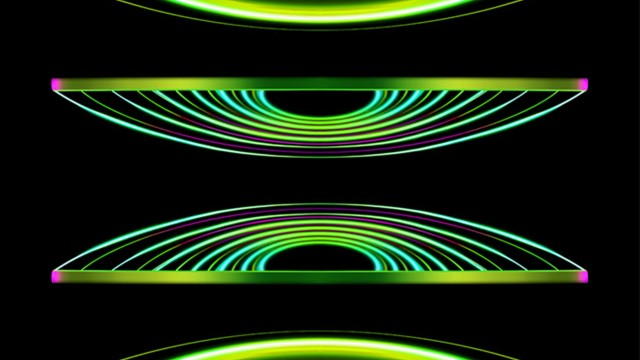 iPad Pro M2 Green abstract